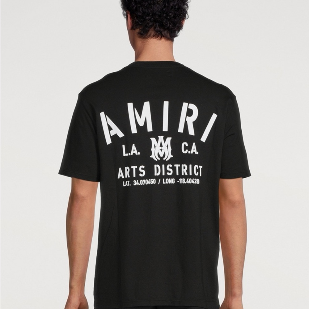 AMIRI Black and White Graphic Tee